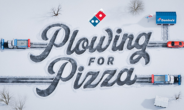 Domino's® is Plowing for Pizza: Snowy Roads Shouldn't Get in the Way of Hot Pizza